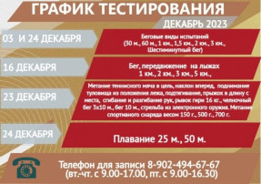 График сдачи нормативов (испытаний) ВФСК «ГТО» График сдачи нормативов (испытаний) ВФСК «ГТО».